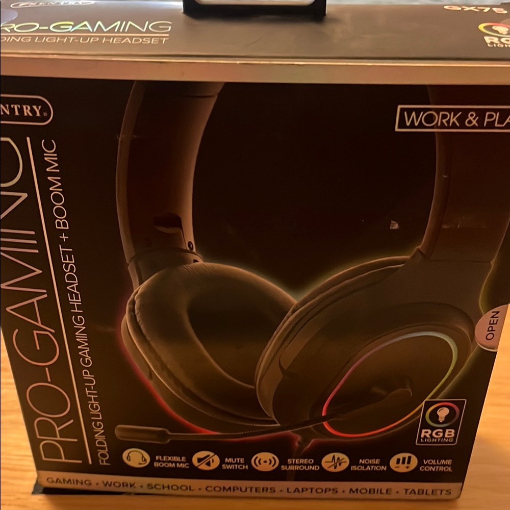 Entry Pro-Gaming Headset with RGB Lighting